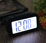White & White LED Clock
