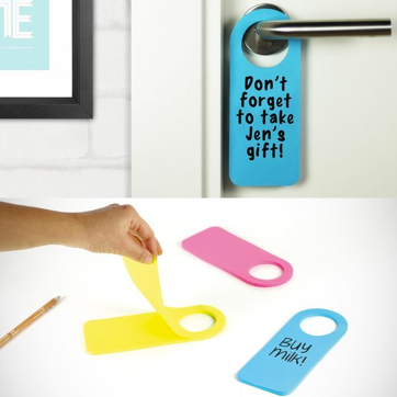Hook It Post-It Door Hangers